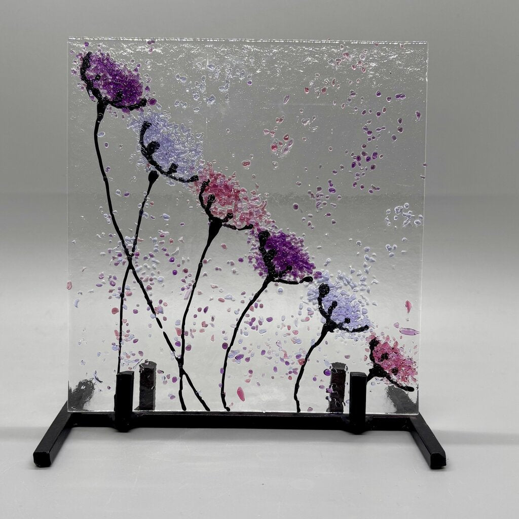 Purple Dandelions in stand