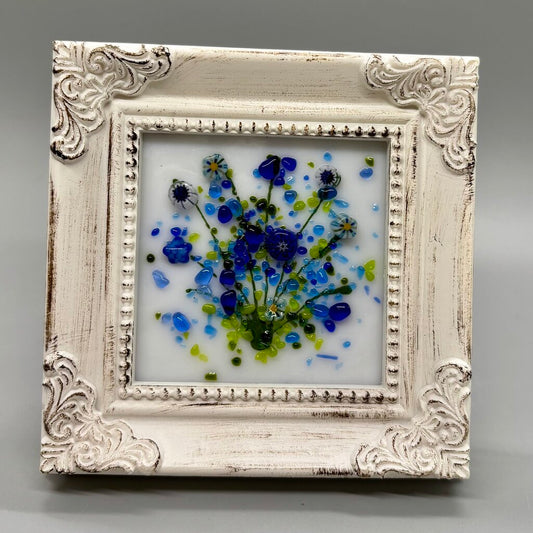 Blue Wildflower Mini Frame