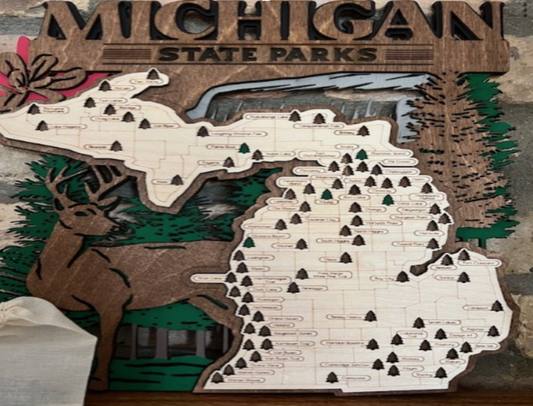 MI State Parks Map