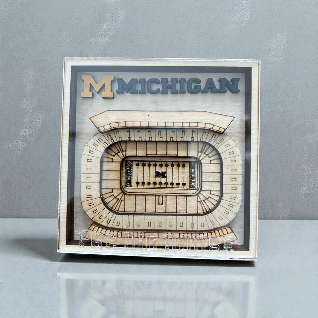 3D Wooden Coaster