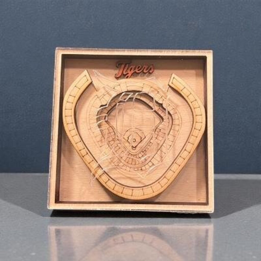 3D Wooden Coaster