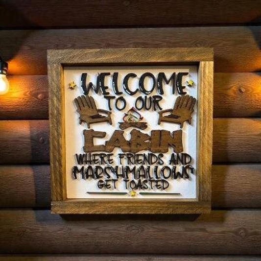 Cabin Friends Get Toasted