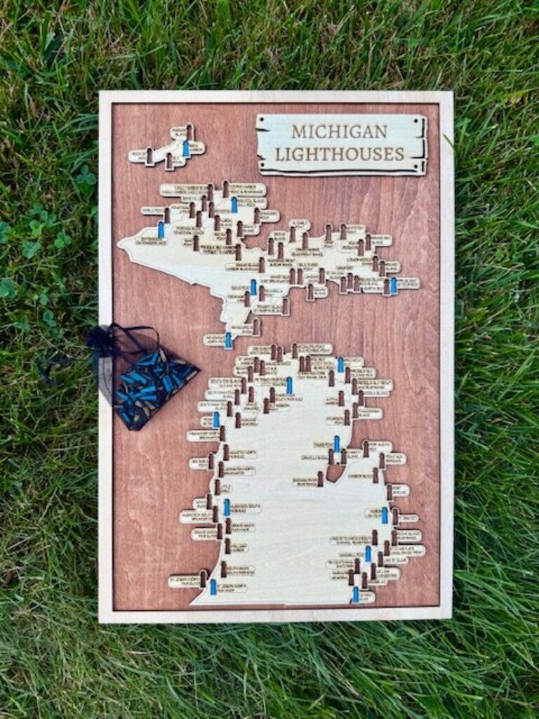 Michigan Lighthouse Map