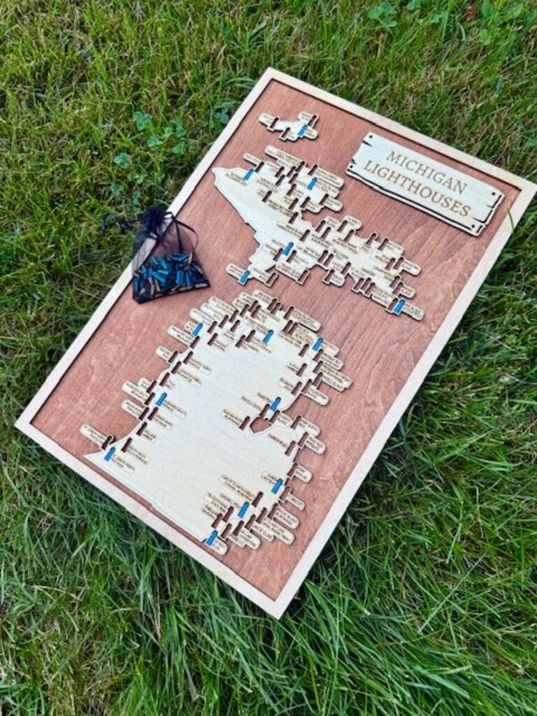 Michigan Lighthouse Map