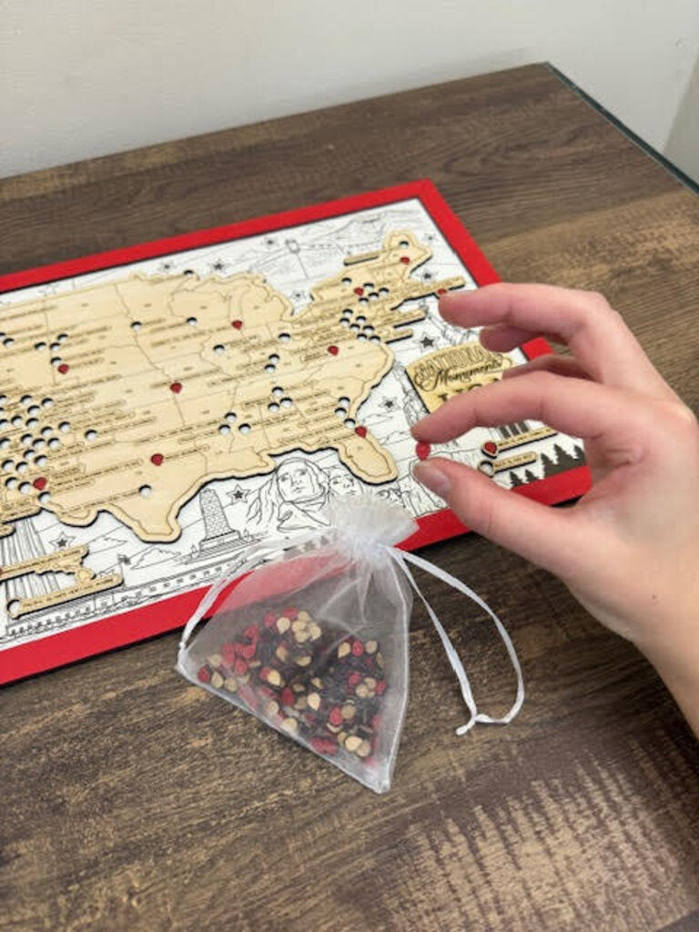 National Monument Travel Tracker Map