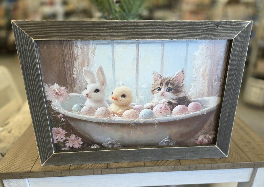Easter Bathtub Friends