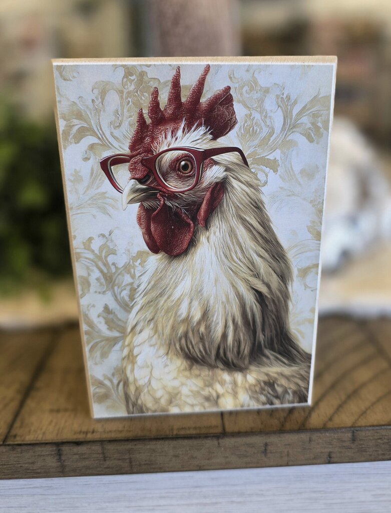 Rooster Glasses