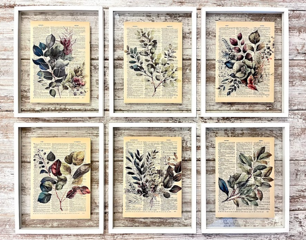 Natalie Adora Vintage Dictionary Prints