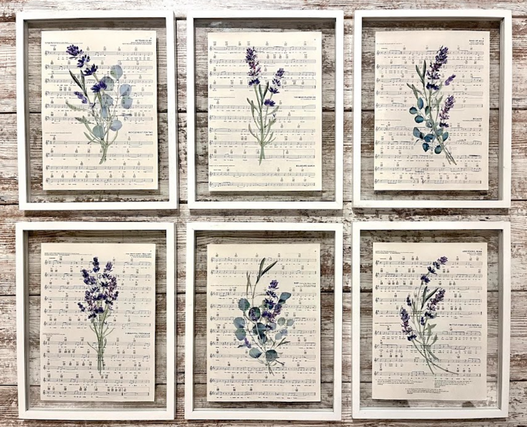 Natalie Adora Vintage Music Prints