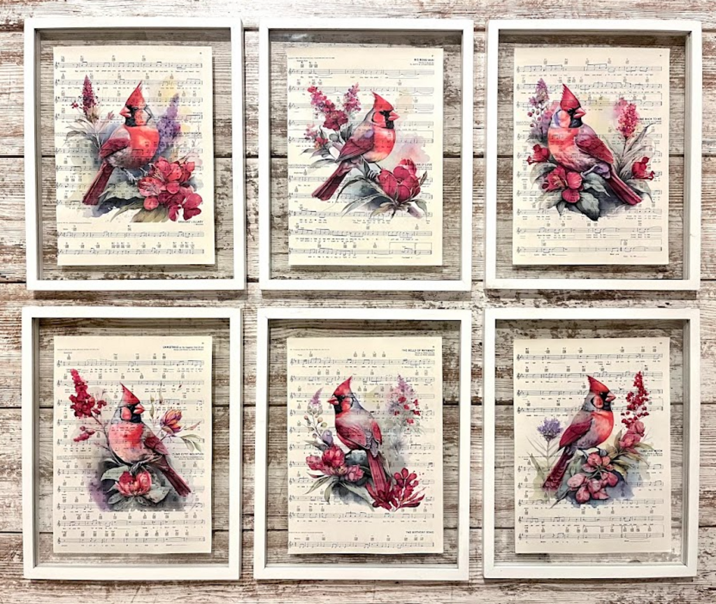 Natalie Adora Vintage Music Prints