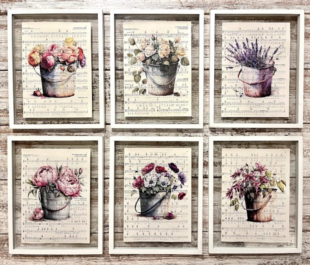 Natalie Adora Vintage Music Prints