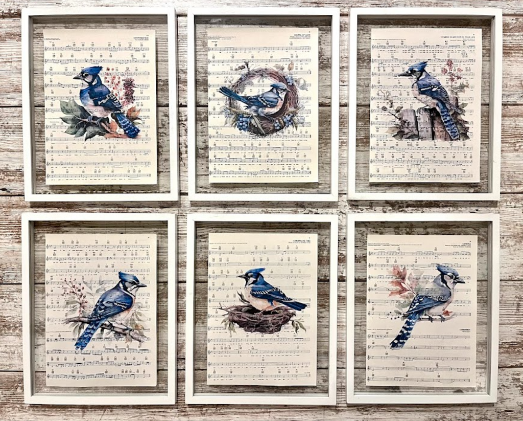 Natalie Adora Vintage Music Prints