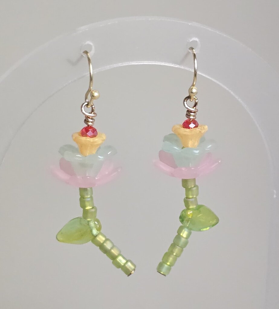Multicolor Wildflower Earrings