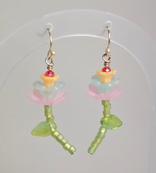 Multicolor Wildflower Earrings