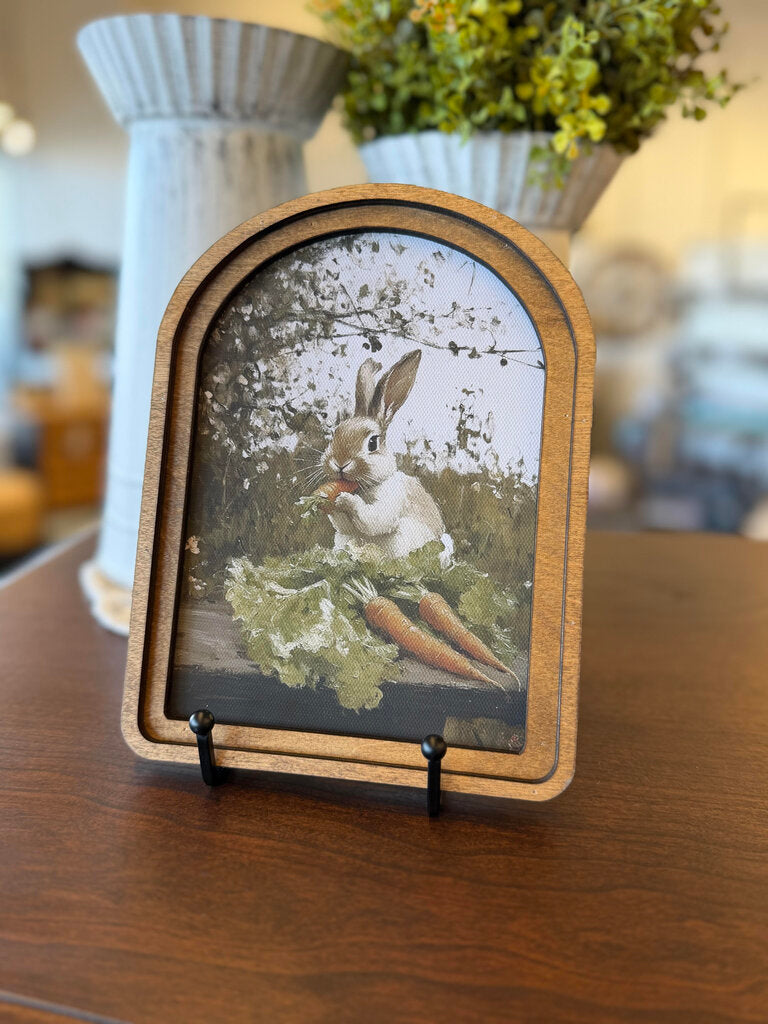 Bunny with Carrot Arch