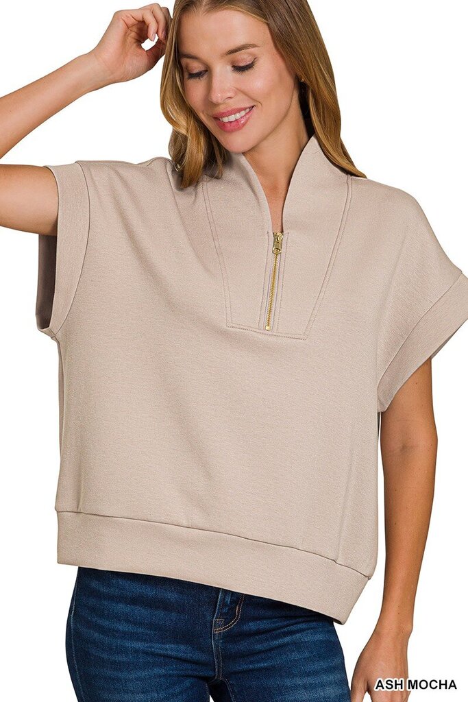 Scuba High Neck Half Zip