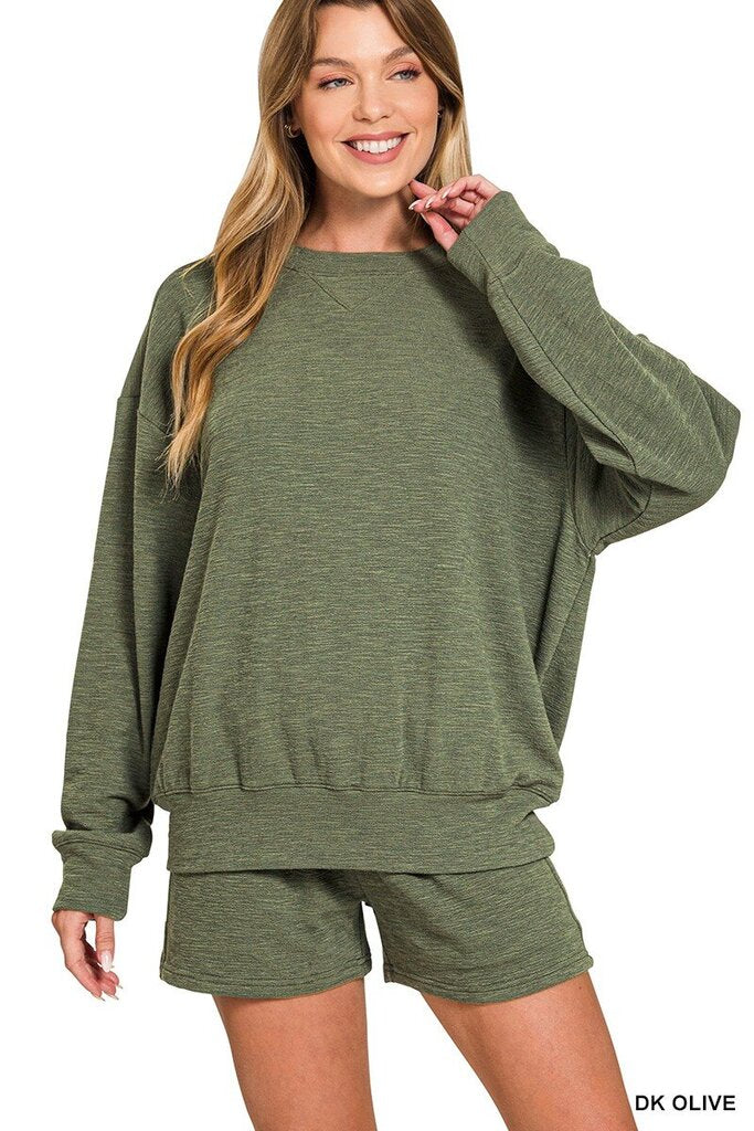 Slub Pullover & Shorts