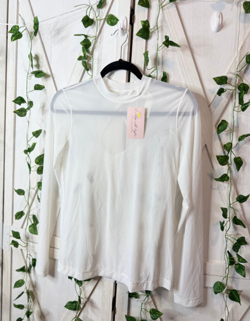 Lululemon Keyhole Mesh Long Sleeve