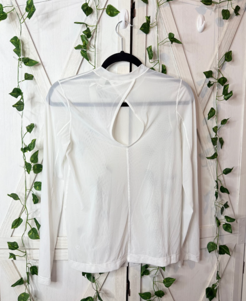 Lululemon Keyhole Mesh Long Sleeve