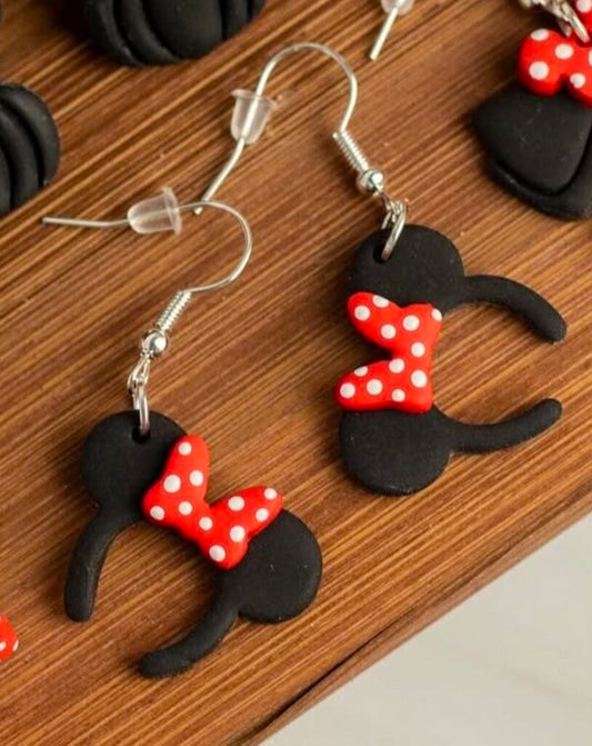 Ms. Mouse Clay Headband Dangles