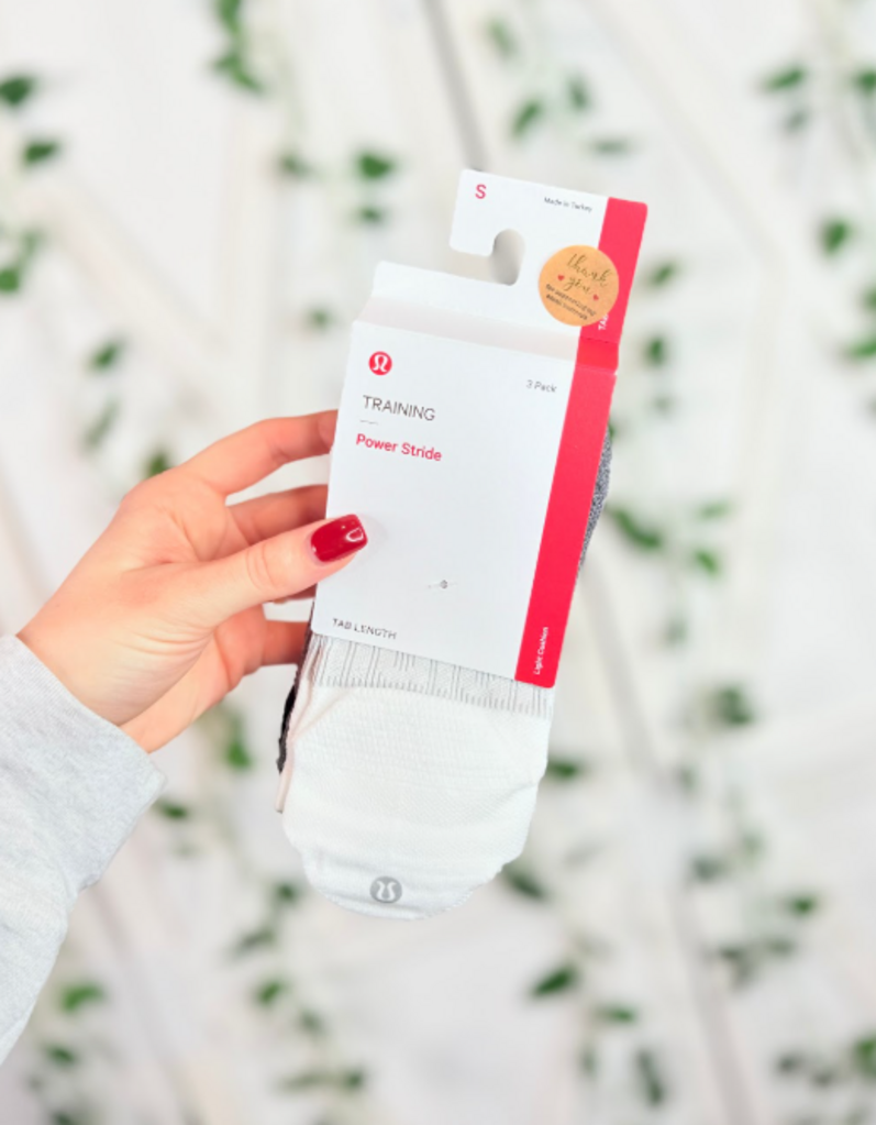 Lululemon Power Stride Tab Socks
