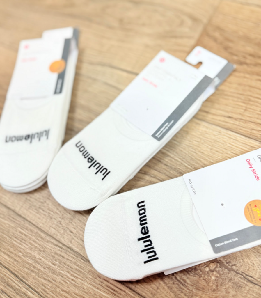 Lululemon Daily Stride No-show Socks