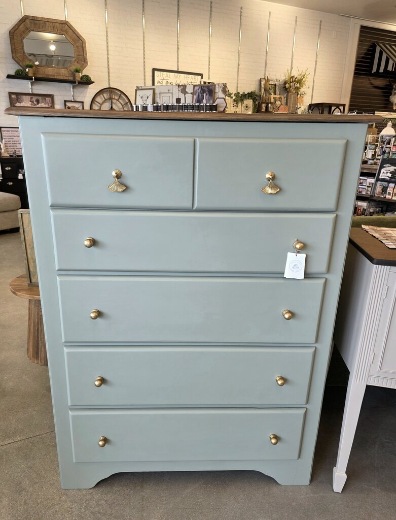 Solstice Green Flip Top Dresser