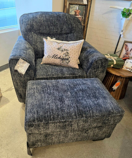 Chair & a Half Ottoman Set