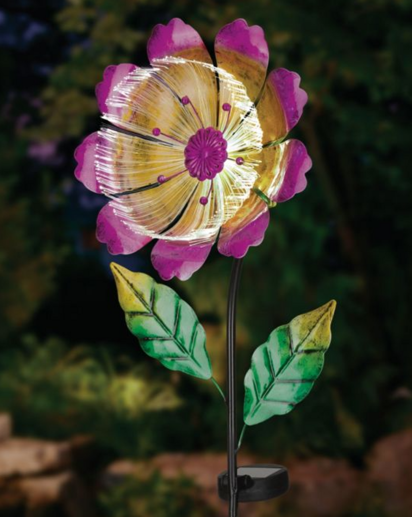 Flower Solar Stake