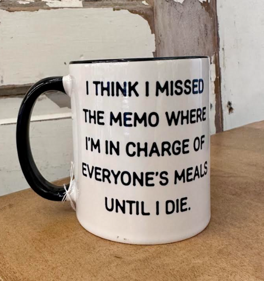 Missed Memo Dinner 11oz Mug