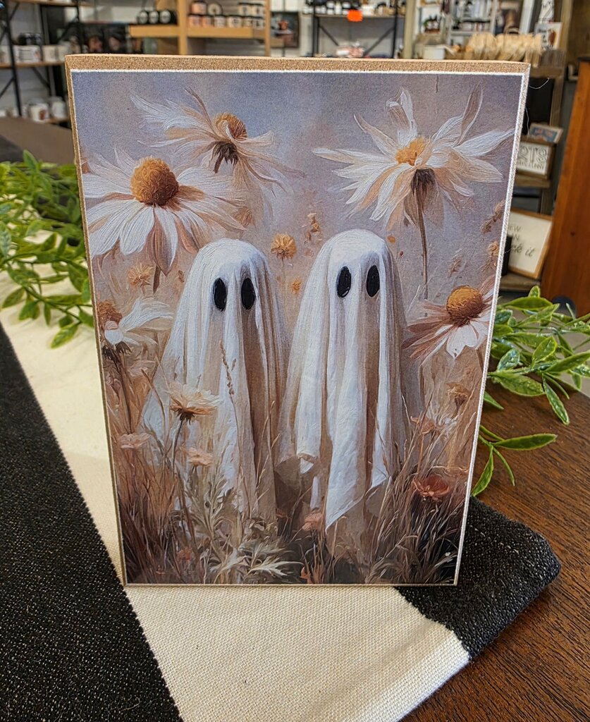Ghosts Flowers Block