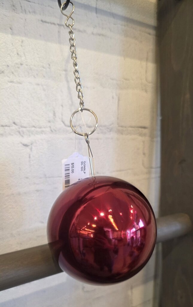 4in Metallic Globe