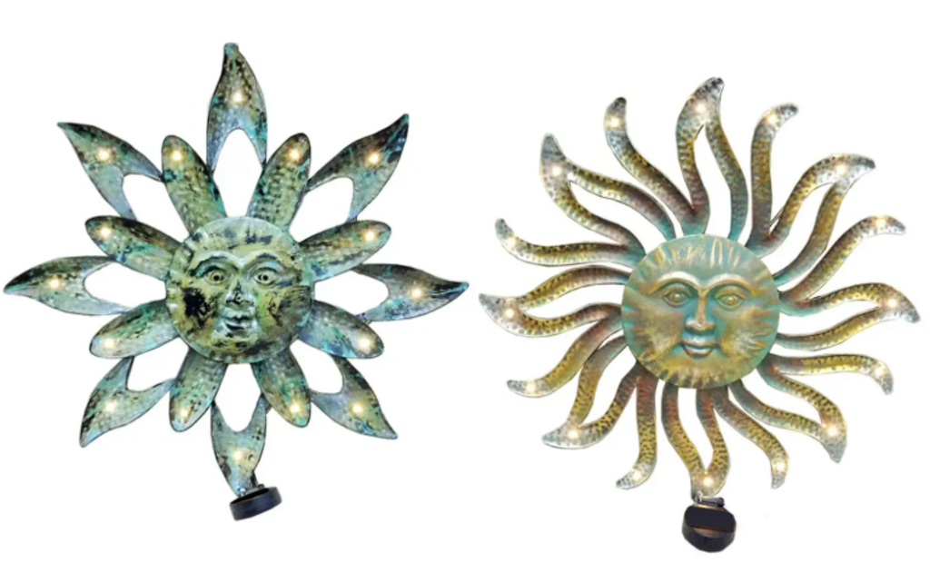 18in Solar Sun Face