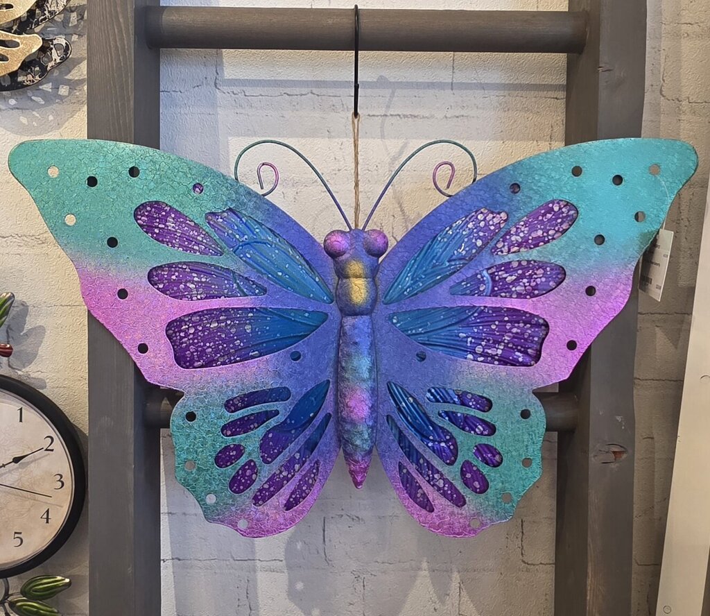 Pink, Blue, Purple Butterfly