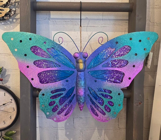 Pink, Blue, Purple Butterfly
