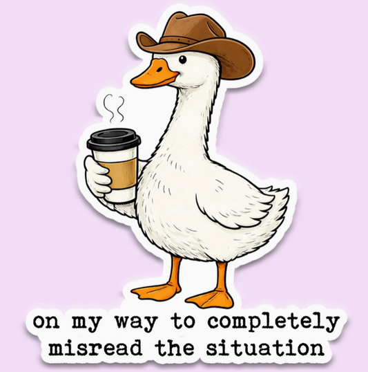 Misread Situation Sticker