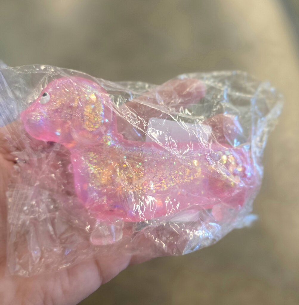 Squishy Pink Weiner Dog