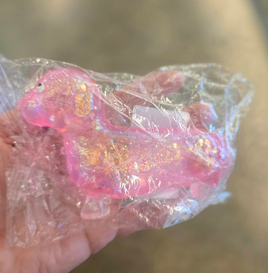 Squishy Pink Weiner Dog