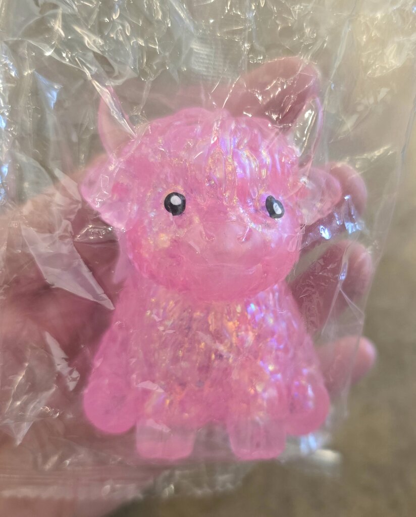 Squishy Pink Highland Cow