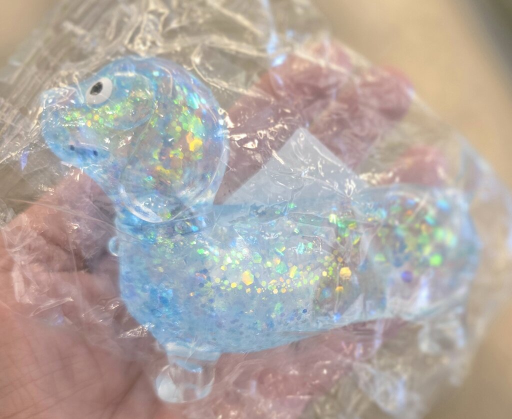 Squishy Blue Weiner Dog