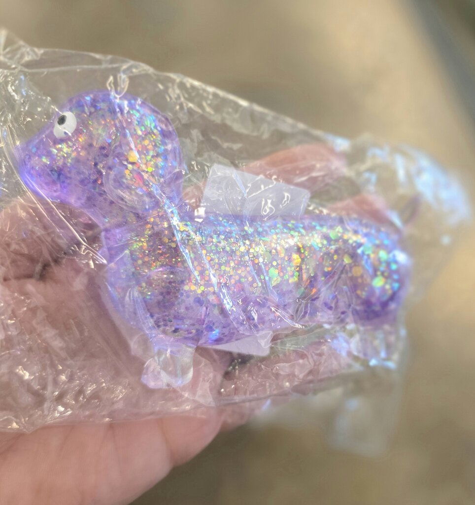 Squishy Purple Weiner Dog