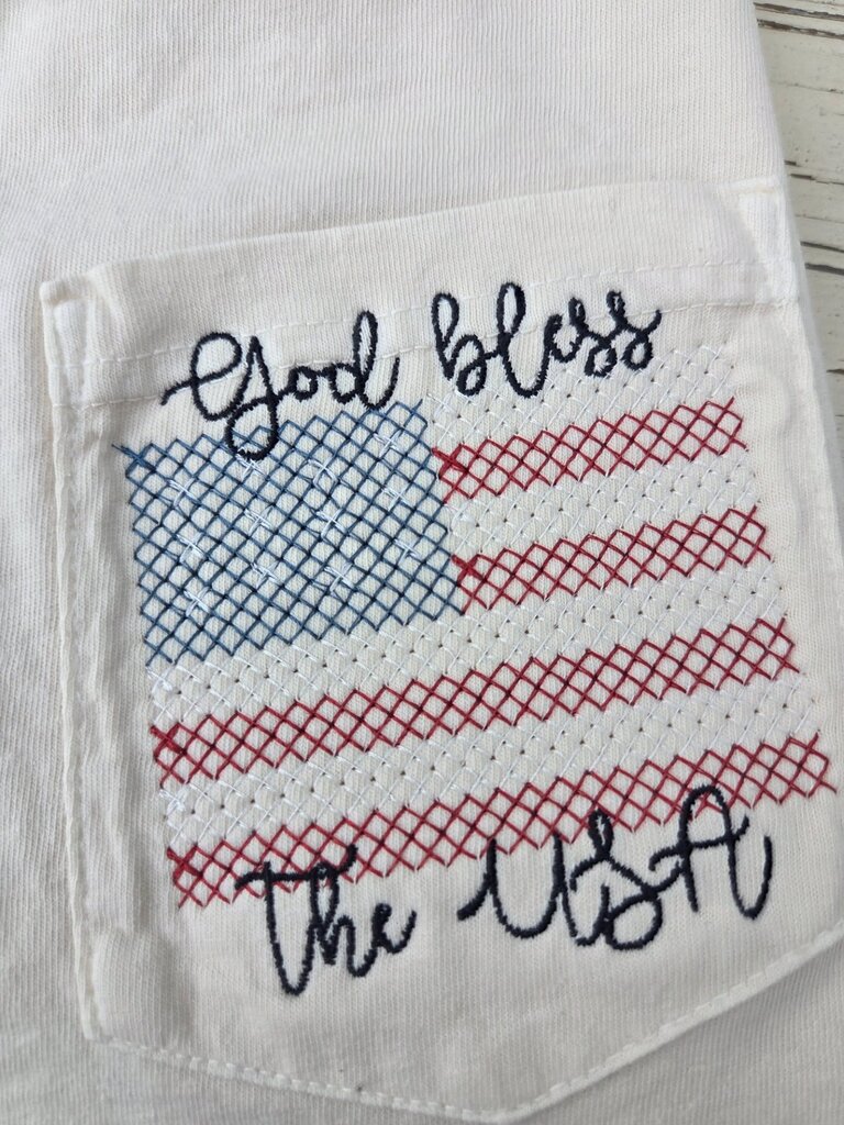 God Bless Pocket Tee