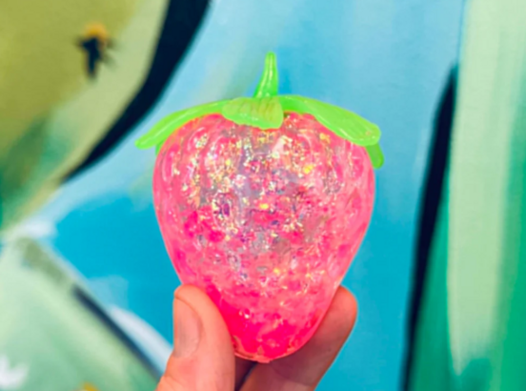 Glitter Squishy Strawberry