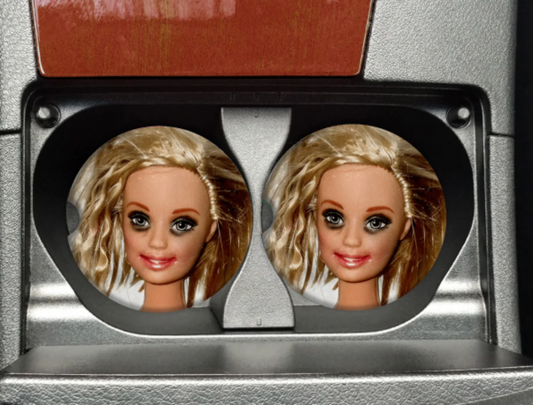 Messy Hair Car Coaster