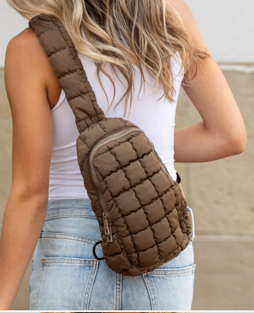 Quilted Puffer Sling