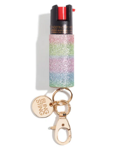 Rainbow Glitter Pepper Spray