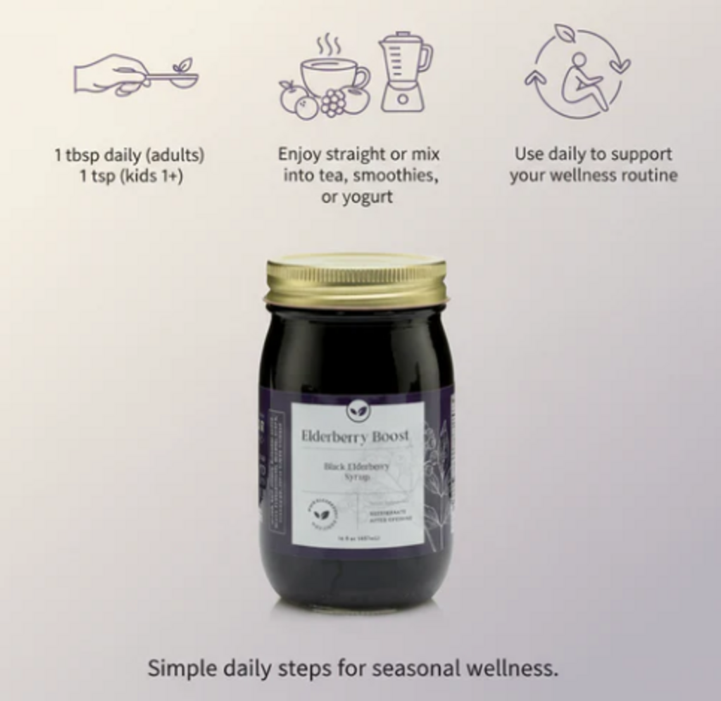 16oz Elderberry Boost