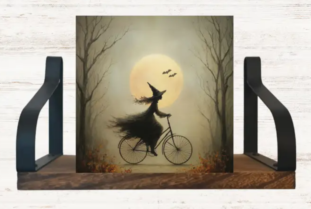 Witch Bike Moon Block
