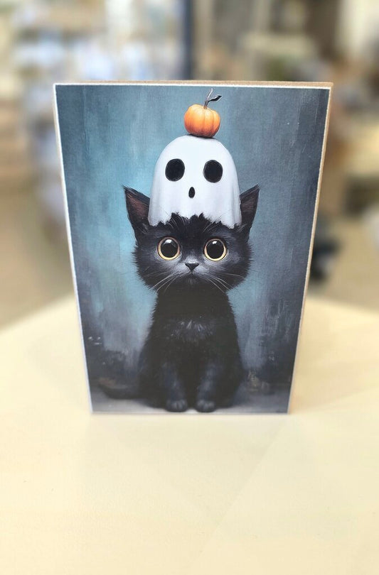 Ghost Cat Friends Block