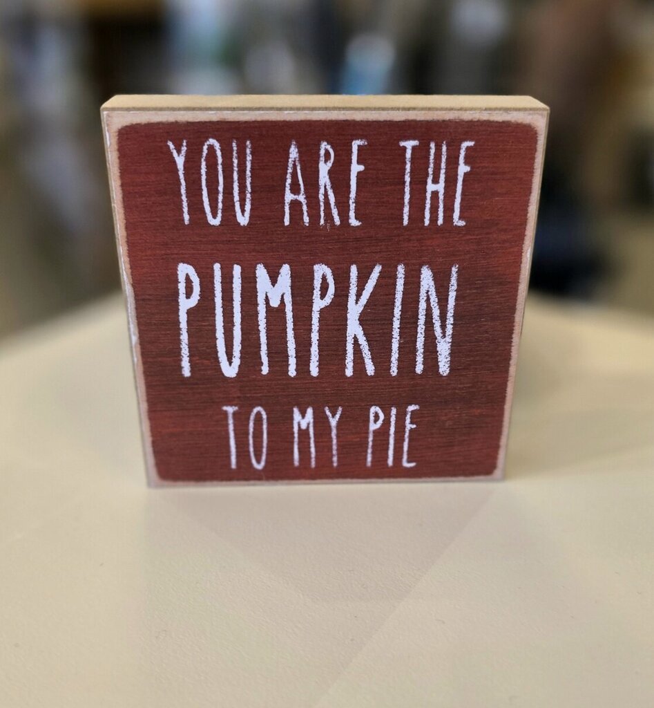 Pumpkin to my Pie
